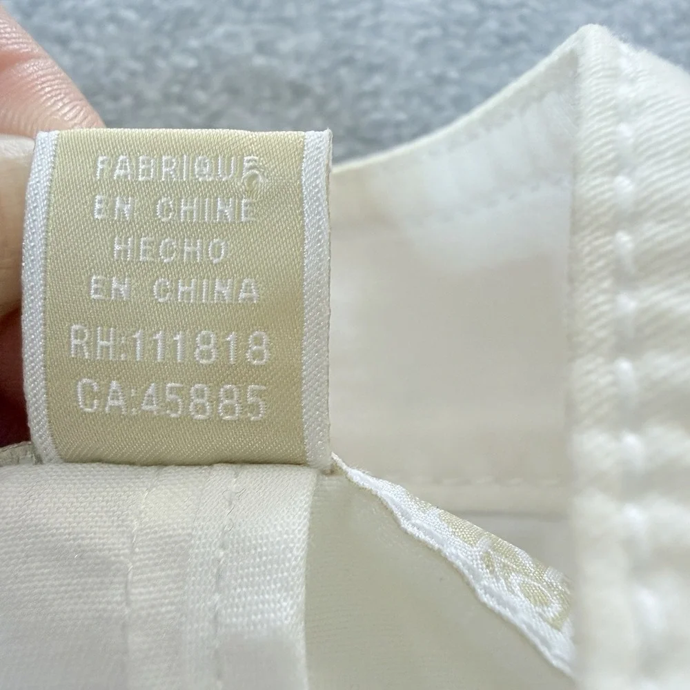 Michael Kors White Utility Jacket‎ Women's Size 4 Zip Front Cotton Stretch